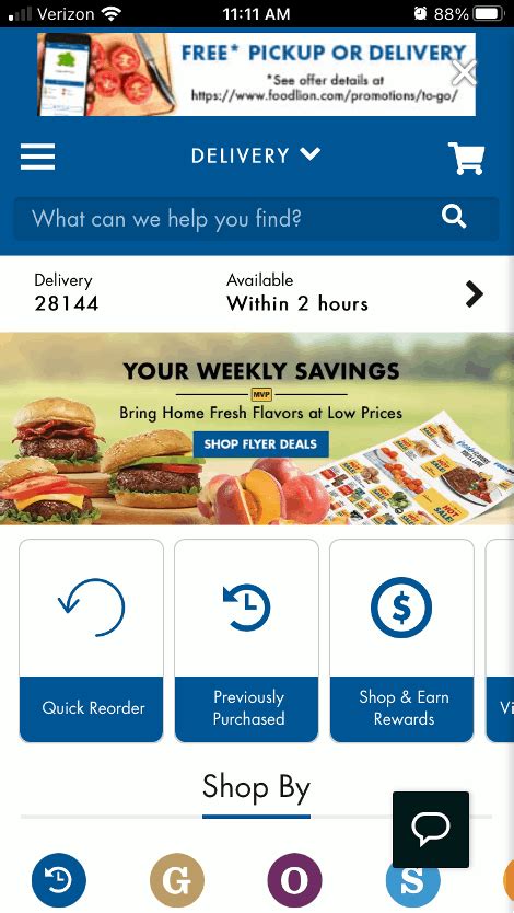 It started in 1957. . Food lion online orders